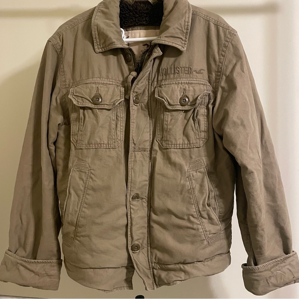 Men’s Vintage Sherpa Lined Hollister Jacket